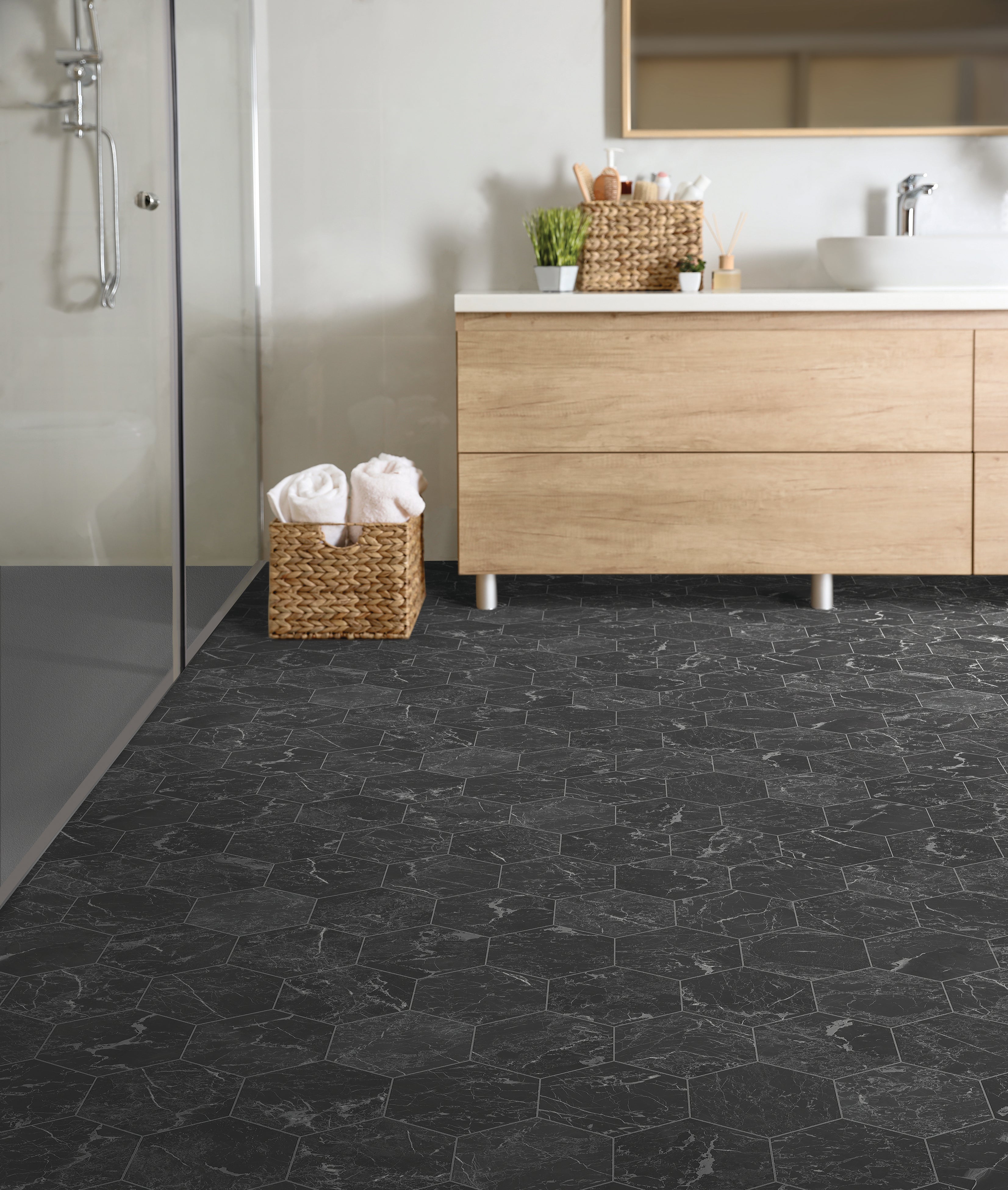 Nero Hex- Black – Home Flooring LLC