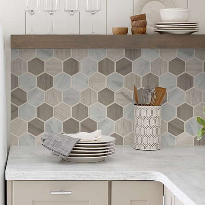 Pearl Hexagon Mosaic